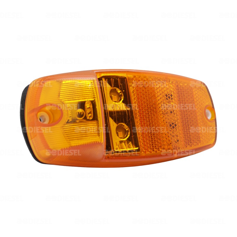 PLAFÓN 12/24V 5 LEDS ÁMBAR G7 LAT