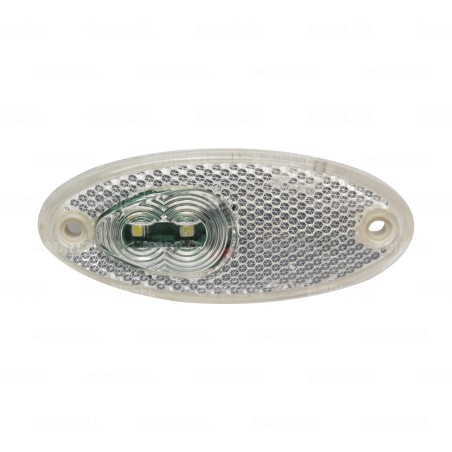 PLAFÓN 24V 2LED CRISTAL PB