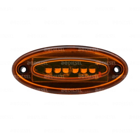 PLAFÓN 24V 6 LEDS ÁMBAR IRIZAR