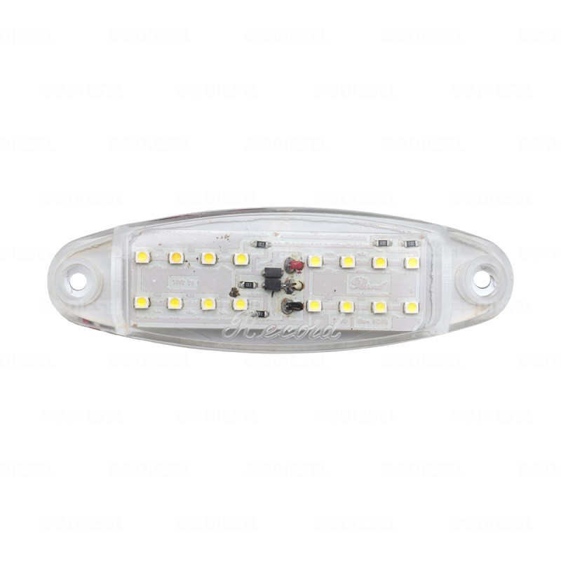 PLAFÓN 12V 16LED CRISTAL SALMÓN