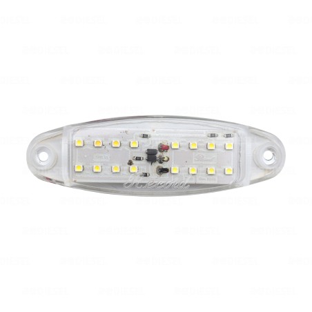 PLAFÓN 12V 16LED CRISTAL SALMÓN
