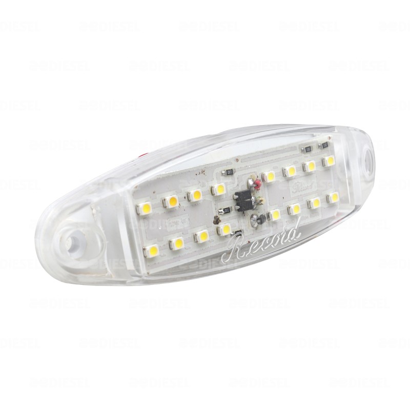PLAFÓN 12V 16LED CRISTAL SALMÓN