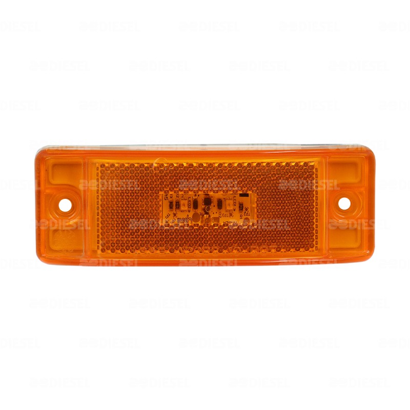 PLAFÓN 12V 2 LED LATERAL ÁMBAR