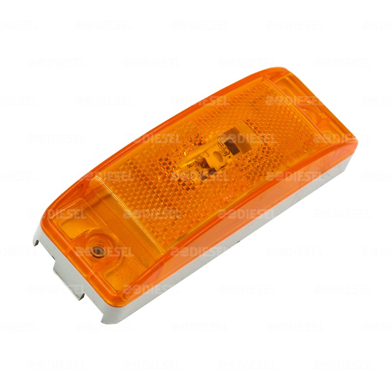PLAFÓN 12V 2 LED LATERAL ÁMBAR