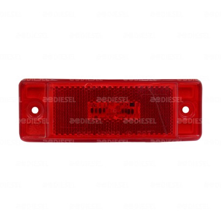 PLAFÓN 12V 1 LED LATERAL ROJO