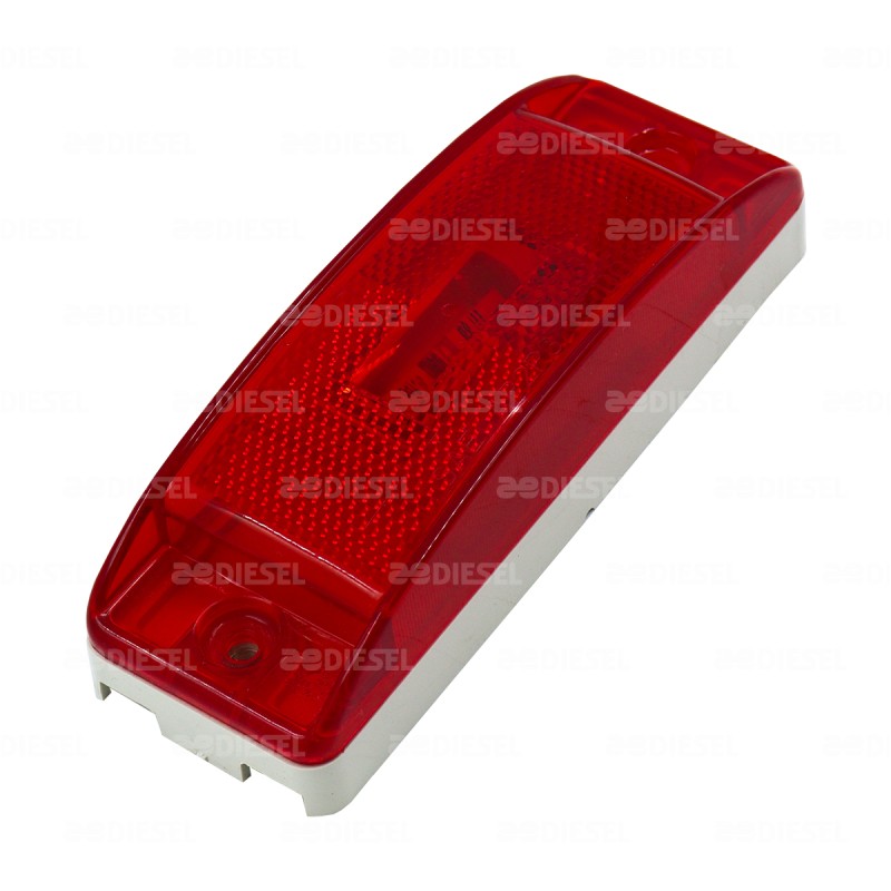 PLAFÓN 12V 1 LED LATERAL ROJO