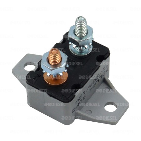 FUSIBLE 20A 12V TERMICO C/SOPORTE GRIS