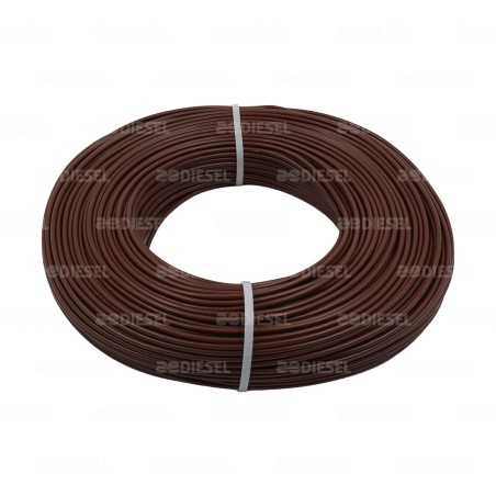 CABLE #14 PLASTICO 100MT CAFÉ