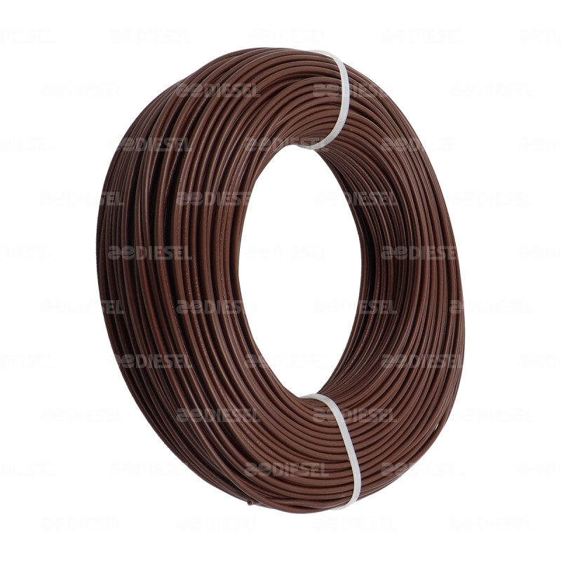 CABLE #14 PLASTICO 100MT CAFÉ