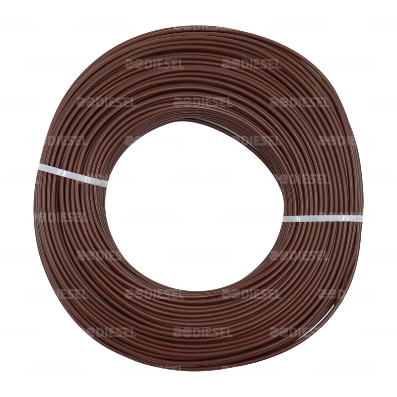 CABLE #14 PLASTICO 100MT CAFÉ
