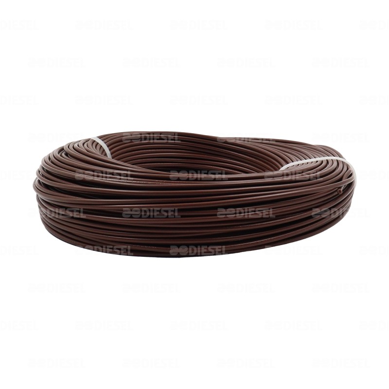 CABLE #14 PLASTICO 100MT CAFÉ
