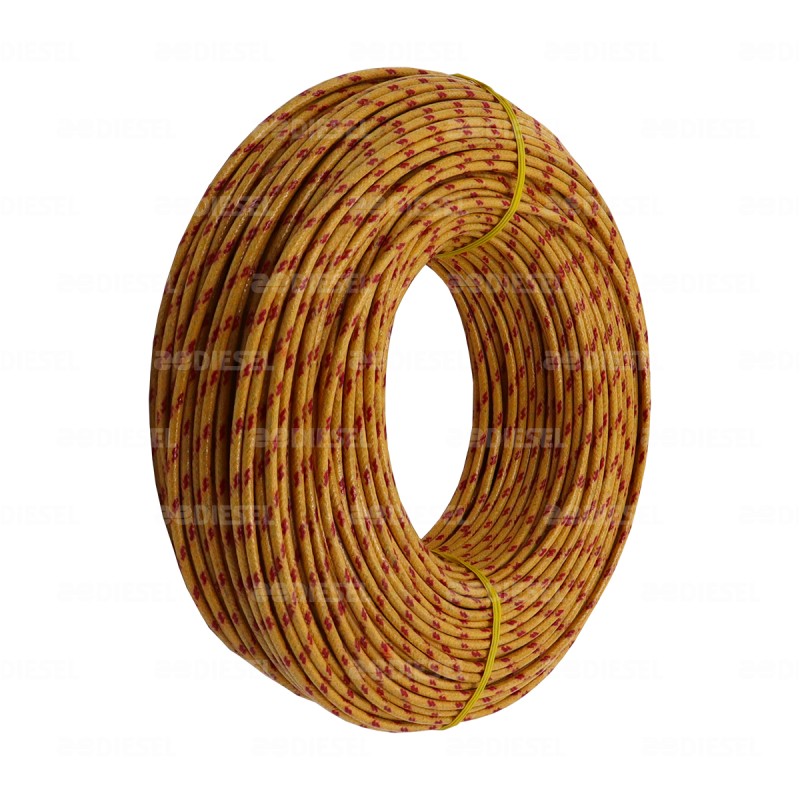 CABLE #18 LAQUEADO ROLLO 100MTS AMARILLO