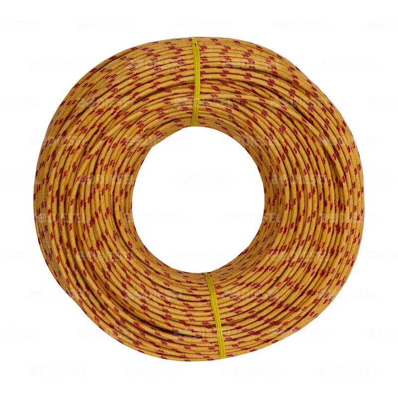 CABLE #18 LAQUEADO ROLLO 100MTS AMARILLO