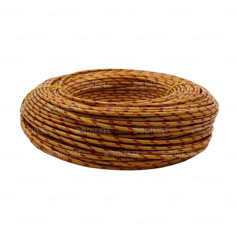 CABLE #18 LAQUEADO ROLLO 100MTS AMARILLO