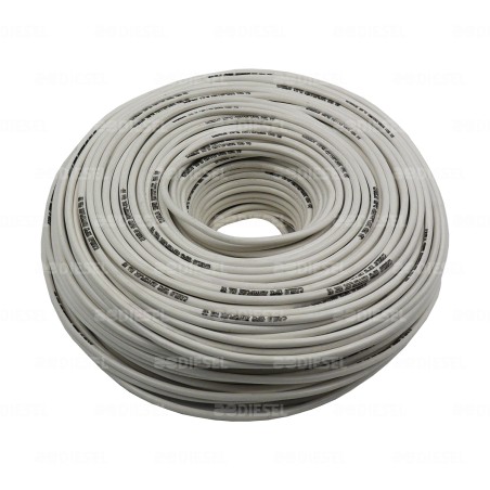 CABLE #10 PLASTICO 100MT BLANCO
