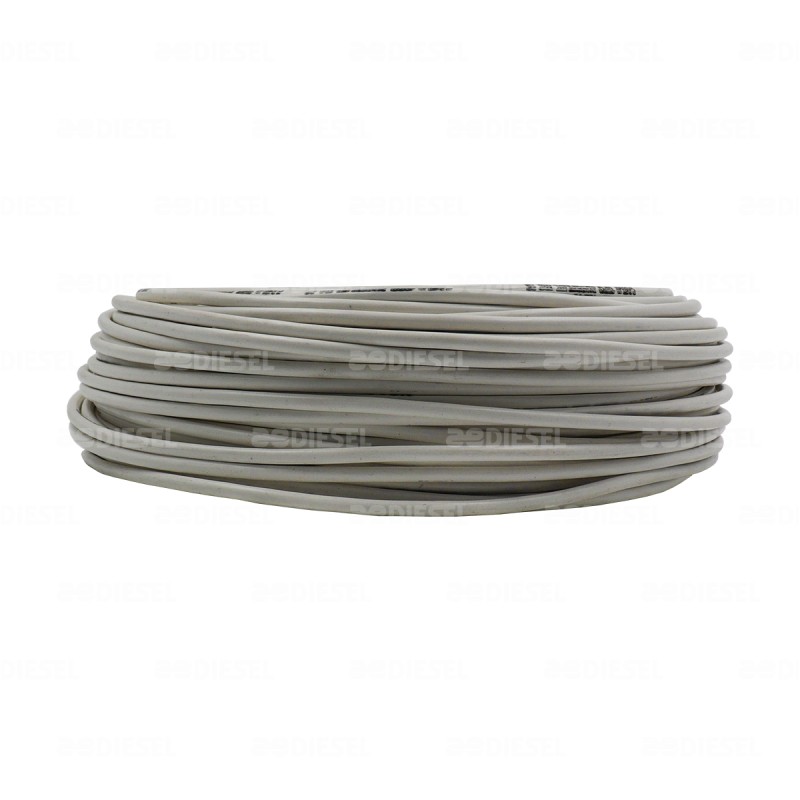 CABLE #10 PLASTICO 100MT BLANCO