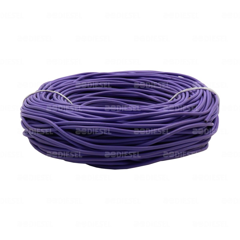 CABLE #10 PLASTICO 100MT VIOLETA