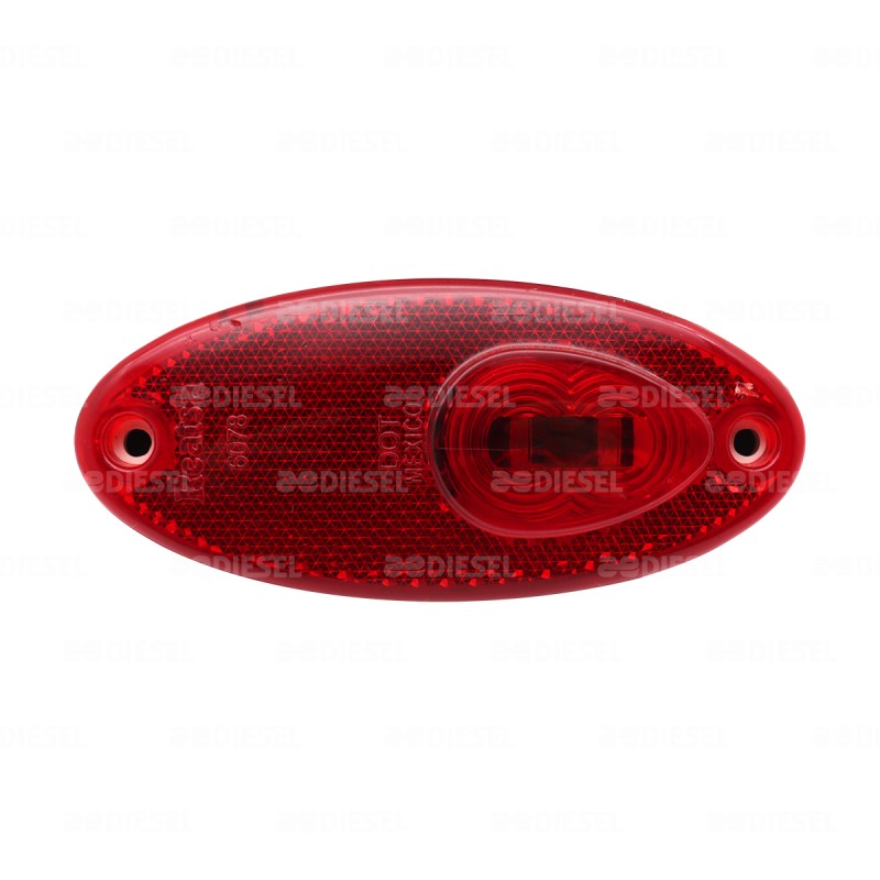 PLAFÓN 12V LED ROJO 7145 NAVE IRIZAR