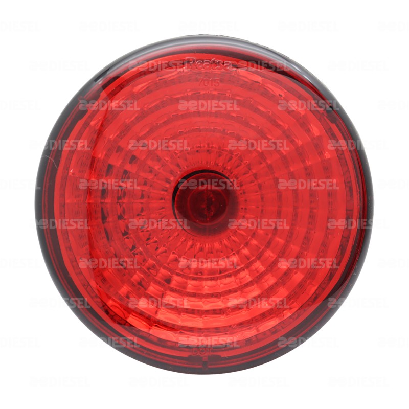 CALAVERA 24V 7015 FOCO ROJO 1 POLO