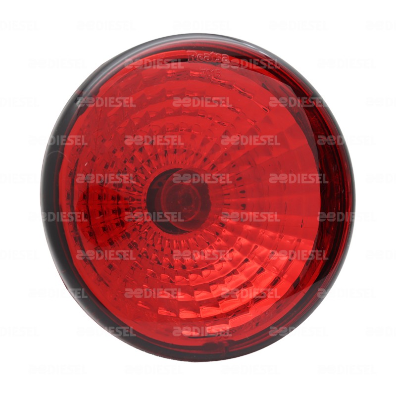 CALAVERA 24V 7015 FOCO ROJO 1 POLO