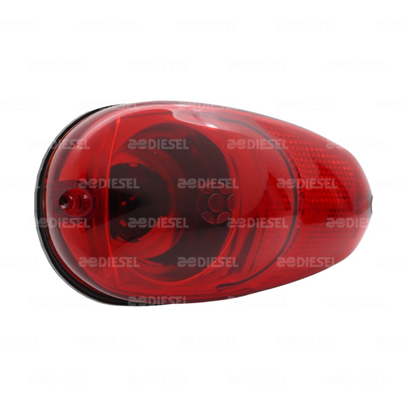PLAFÓN LATERAL ROJO MP115 2 POLOS