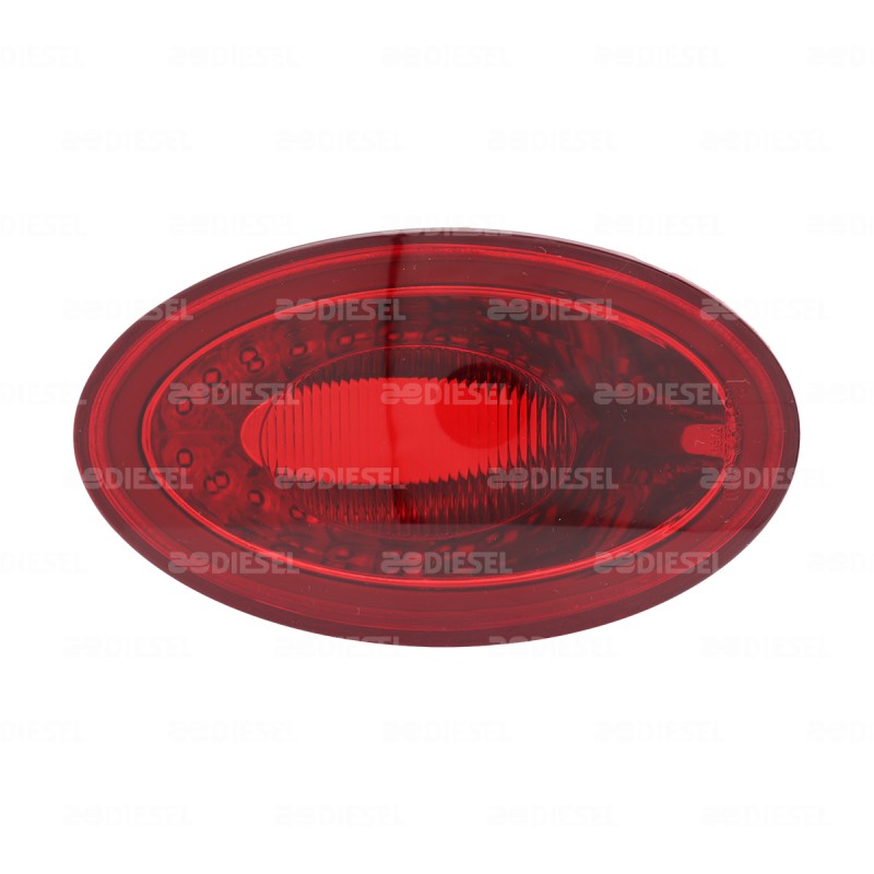 PLAFÓN 12V LED ROJO 2P 7030 BECCAR