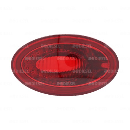 PLAFÓN 12V LED ROJO 2P 7030 BECCAR
