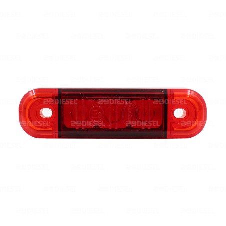 PLAFON 12/24V LED ROJO LATERAL DINA