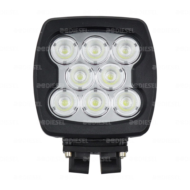 FARO 12/24V 80W 8 LED CUADRADO