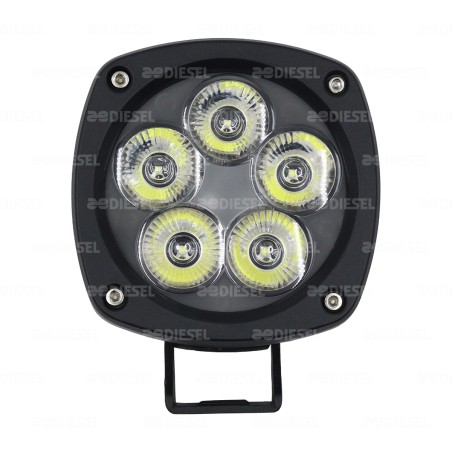 FARO 12/24V 50W 5 LED CUADRADO