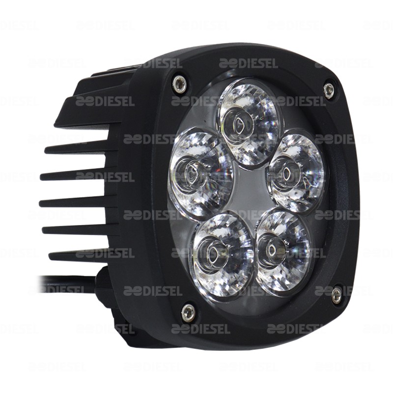 FARO 12/24V 50W 5 LED CUADRADO
