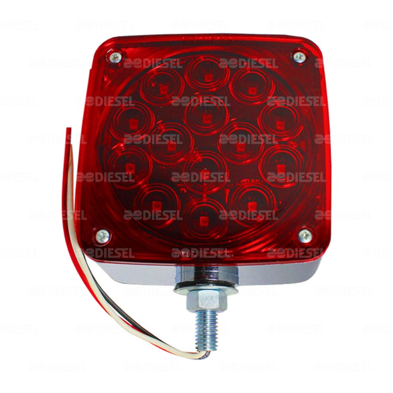 PLAFÓN 12V 33LED DERECHO DIREC CR CUADRADA