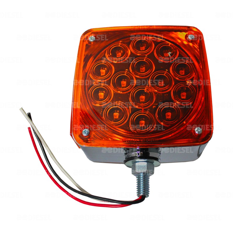 PLAFÓN 12V 33LED DERECHO DIREC CR CUADRADA