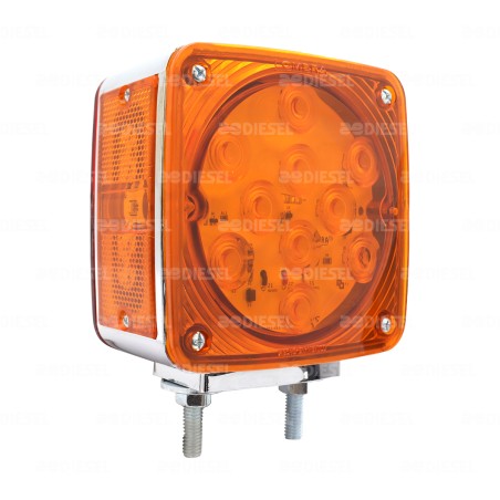 PLAFÓN 12V 25LED DERECHO DIREC CROMADO2T
