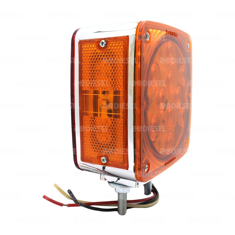 PLAFÓN 12V 25LED DERECHO DIREC CROMADO2T