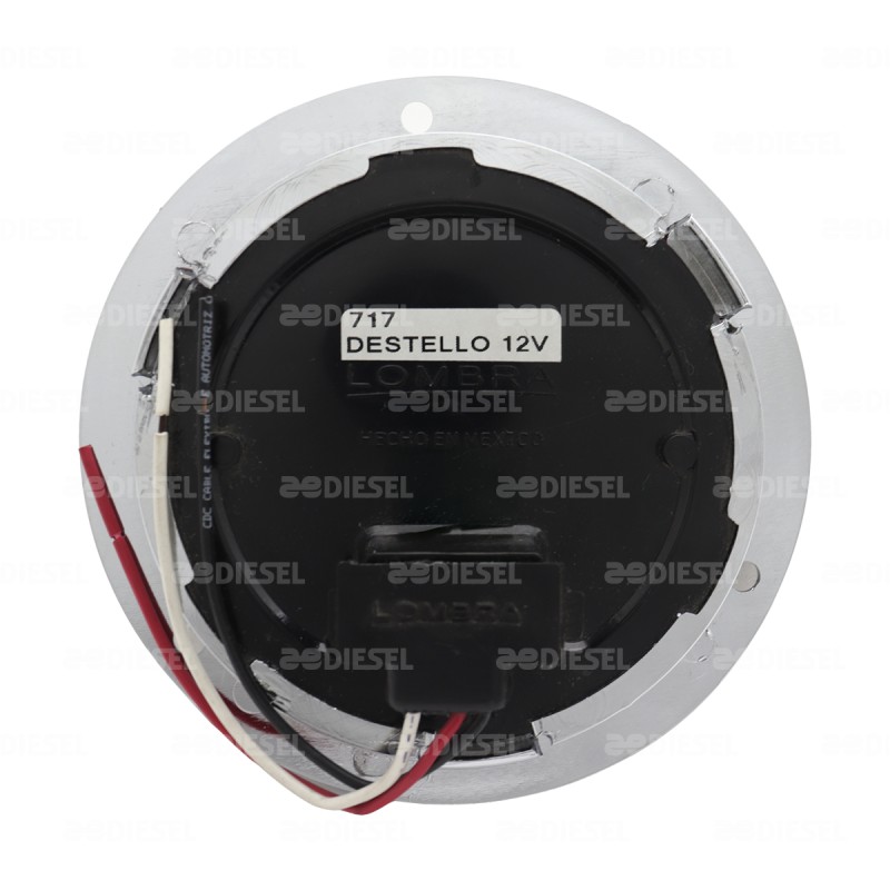 PLAFÓN 12V 10LED ROJO 4" BRIDA CR DESCONTINUADO
