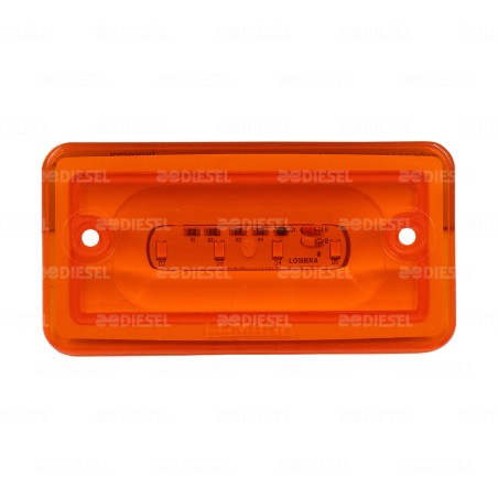 PLAFÓN 12V 5 LED ÁMBAR VISERA P/INTERN