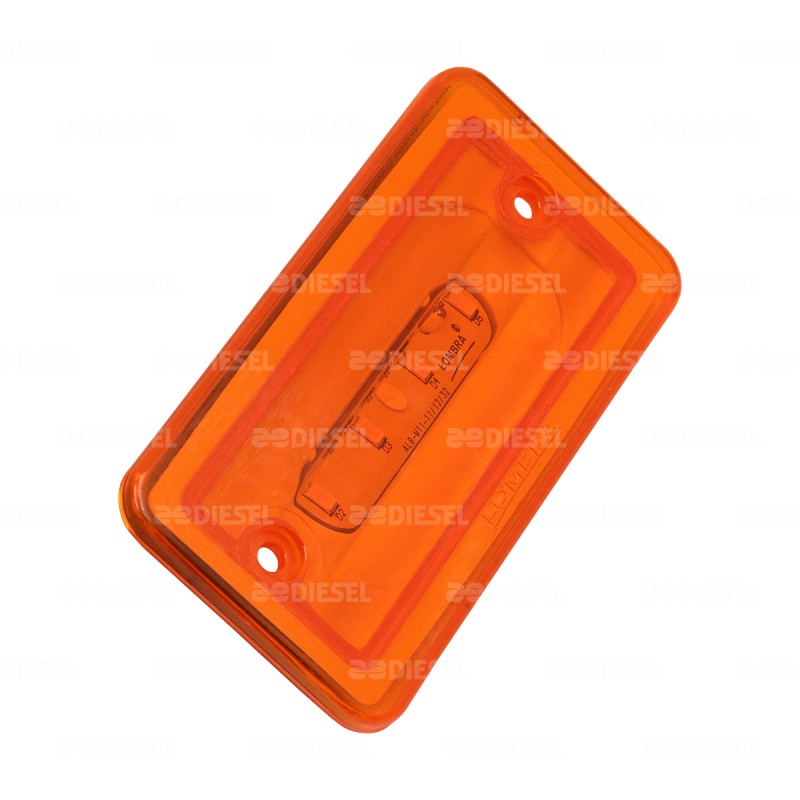 PLAFÓN 12V 5 LED ÁMBAR VISERA P/INTERN