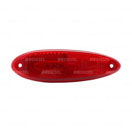 PLAFÓN 24V 3 LED 6082 ROJO