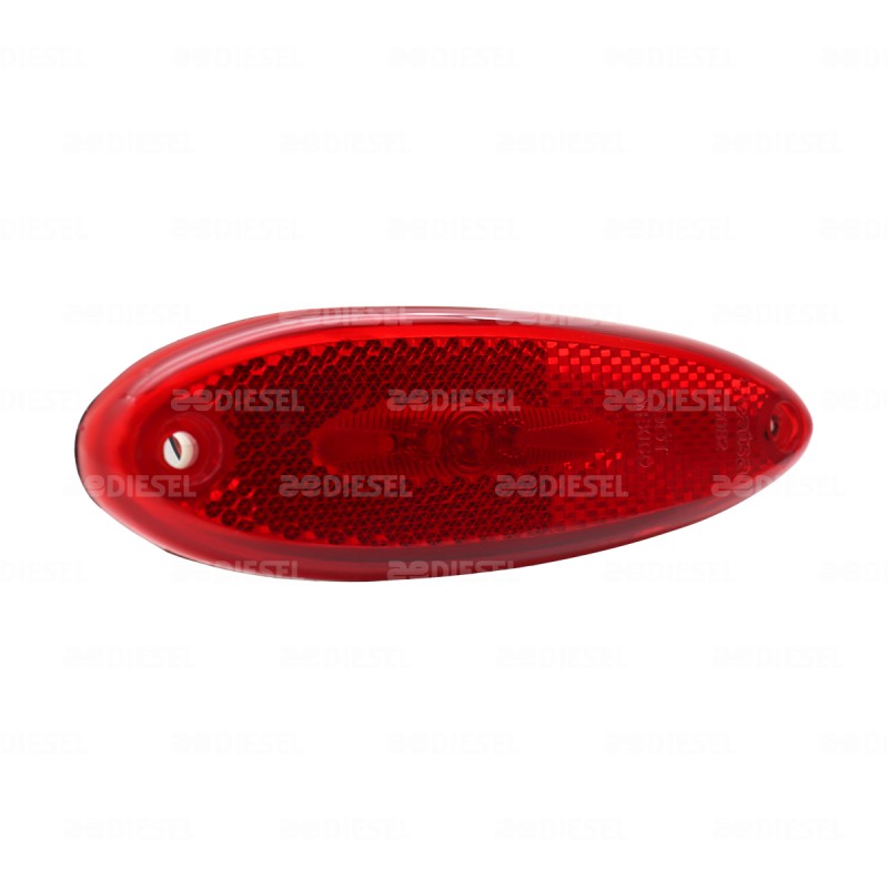 PLAFÓN 24V 3 LED 6082 ROJO