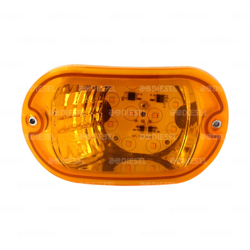 PLAFÓN 12V/24V LED CURVO ÁMBAR ALEGR