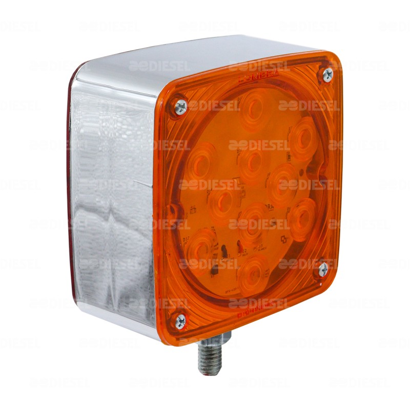 PLAFÓN 12V 25LED IZQUIERDO DIREC CUADRADA