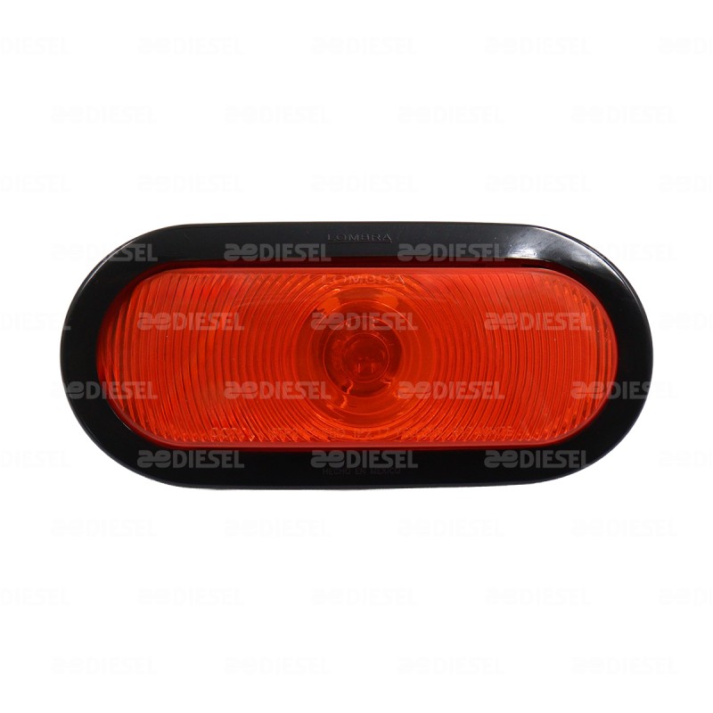 PLAFÓN ÁMBAR 6" OVALADO 6002 C/C