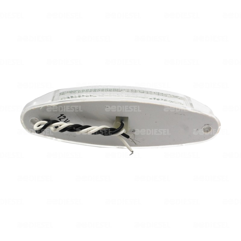 PLAFON 12V 4 LED CRISTAL SALMON
