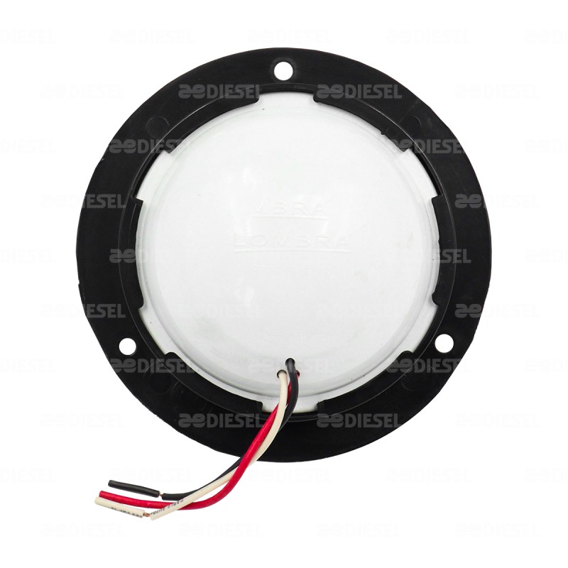 PLAFÓN ÁMBAR 4" BRIDA NG B/ABS