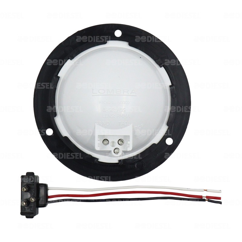 PLAFÓN ROJO 4" BRIDA NG SELLADO C/C C/R