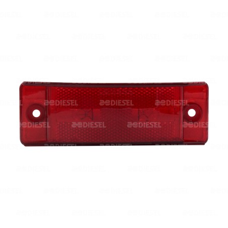 PLAFÓN ROJO CHALUPA CON REFLEJANTE