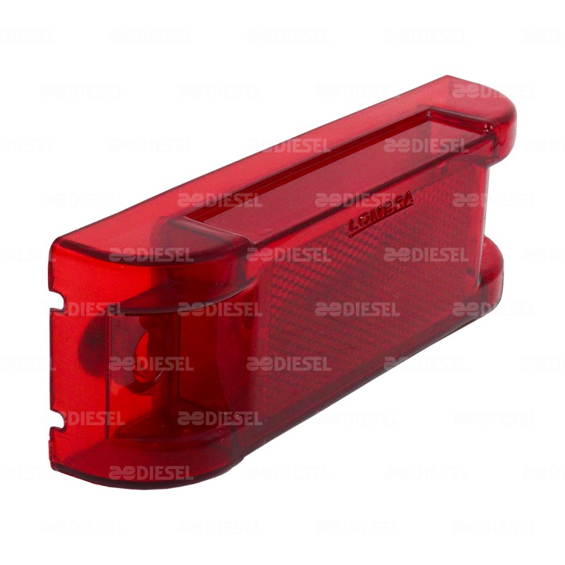 PLAFÓN 12V 5 LED ROJO LATERAL C/REFLEJA