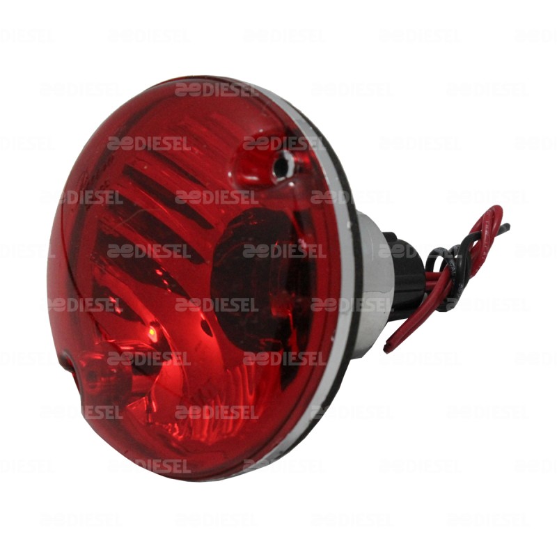 PLAFÓN ROJO 6030 LISO 2 POLOS 5290