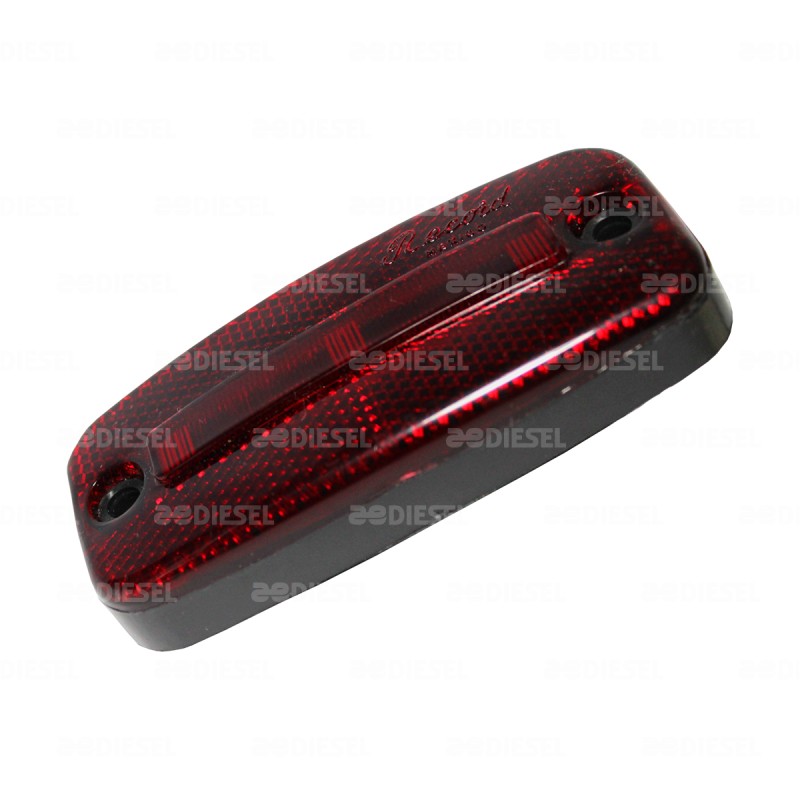 PLAFÓN 12V 3 LED ROJO NAV
